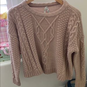 Pink Knit Sweater